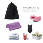 Reusable Single Fabric Shoe Bags Waterproof Nylon Fabric Promotional