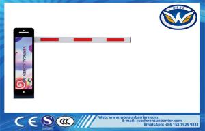 China Advertising IP54 160W Parking Barrier Gate 5 Million MTBF with 6 Meter Boom factory