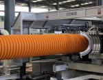 Water Cooling DWC Pipe Production Line For ID100 - ID600MM Plastic Drainage