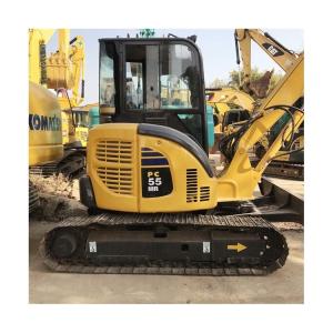China 1896 Working Hours Original Hydraulic Pump 5 Ton Mini Used Excavator Komatsu PC55MR-2 factory