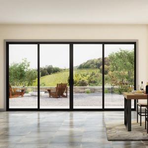 China Insulated Aluminium Glass Lift Sliding Door Profile Ultra Clear factory