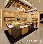 Jewelry showcase led lights kiosk showcase for sale