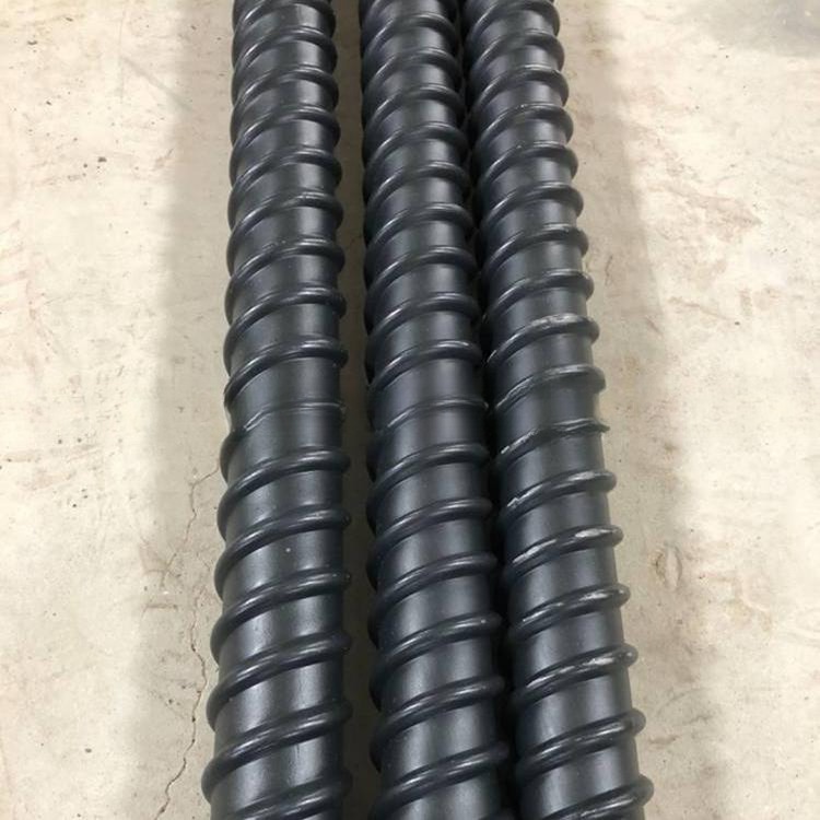 Plastic HDPE Carbon Spiral Corrugated Pipe Production Line / PE Spiral Reinforced Pipe Extruder Machine