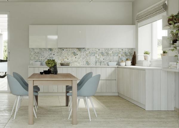 20mm White Pvc Contemporary Painted Kitchen Cabinets With Basin Spice Basket