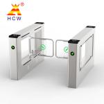 OEM / ODM Mechanical Swing Barrier Stainless Steel Train Station Turnstile