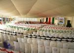 Pvc Clear Roof 40m Event Marquee Tent For Commercial Conference / Election