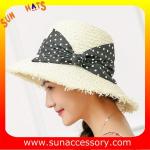 AK17540 fashion Wide brim sunny beach paper straw hats for womens in stock ,