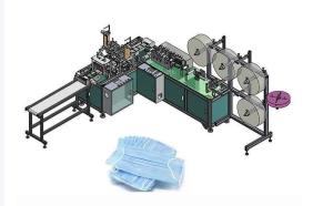 China High Performance Earloop Surgical Face Mask Machine Easy Maintenance factory