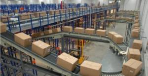 China Cross Belt Conveyor Sorting Systems High Sorting Capacity Equipment factory