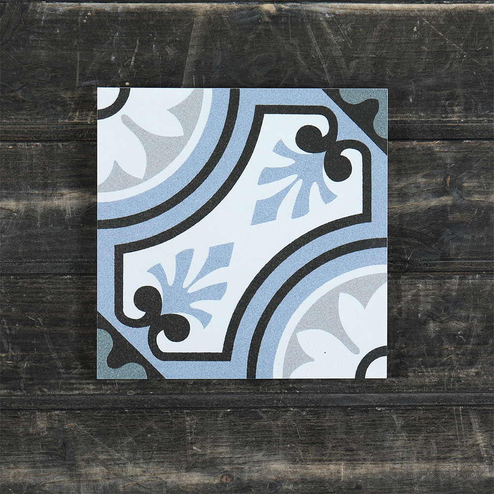 Blue 200x200mm Eco-Friendly Ceramic Rustic Tiles For Living Room And Durable Wall Tile For Kitchen