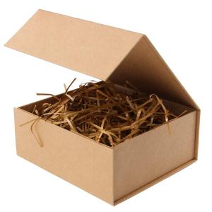 China Custom Good Luxury Folding Storage Magnetic Kraft Paper Gift Box with Glossy Lamination factory