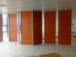 Multi Color Acoustic Material Sliding Movable Partition Walls Commercial
