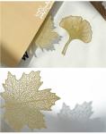 High Density Souvenir Bookmark Cut Brass Gold Metal Leaf Bookmark ODM