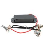 Metal Single Coil Mandolin Pickup Black Cover With 8~9K DC Resistance