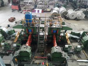 China Two Stands Tandem Reversing Cold Mill Machine 300mpm 850mm AGC factory