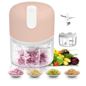 China 304 Stainless Steel Small Vegetable Chopper With 37W DC Motor PE factory