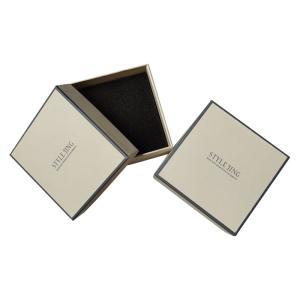 China Square Lid And Base Box Hot Foil / UV / Varnish Finish Rigid Gift Boxes With Lids factory