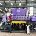 Factory Price Double Shaft Plastic Shredder for Waste Plastics Recycle Plant