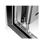 Balcony Thermally Broken Aluminium Double Glazed Windows Powder Coating