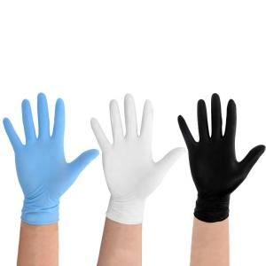 China Personal Respiratory Protection Nitrile Disposable Gloves Ce Fda Certified factory
