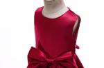 Wine Red/Pink Floor Length Girl Dress e Girl Girls Unicorn Niños Roupas Infantis