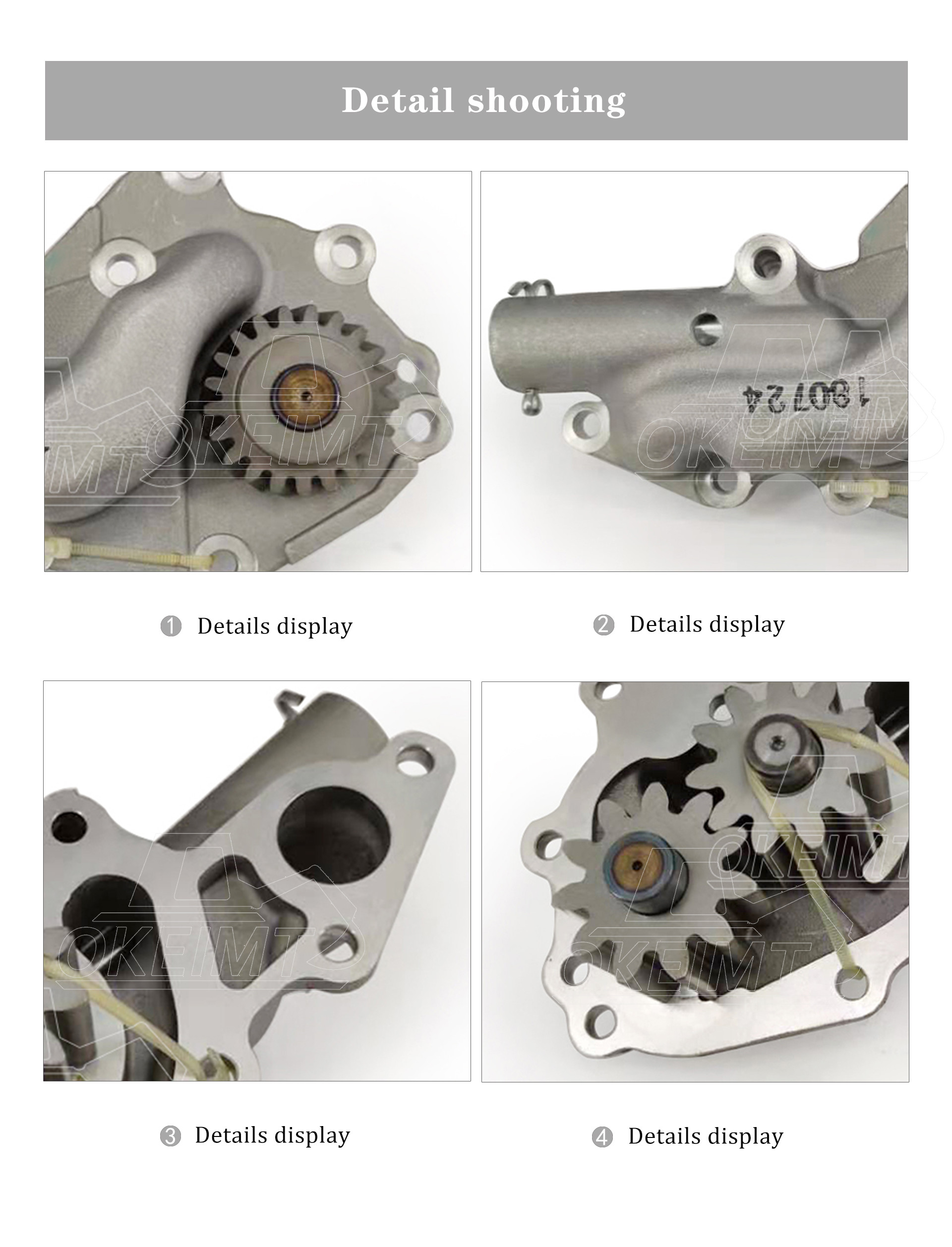 Oil Pump For Hino J08C J08e Excavator Parts With Oem 15110-2150 Diesel Engine Aftermarket Parts