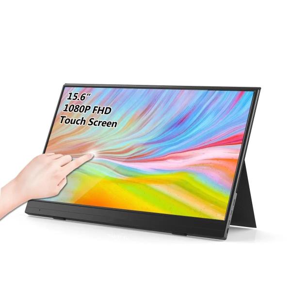 15.6inch 1080p Portable Touchscreen Monitor Type-C Gaming for Phone Laptop PS TV