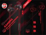 Dual Microphone 32Ohm 110dB In Ear Gaming Earphones