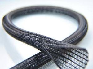 China Cable Harness PET Self Closing Braided Wire Wrap Sleeve SGS ISO Certificates factory