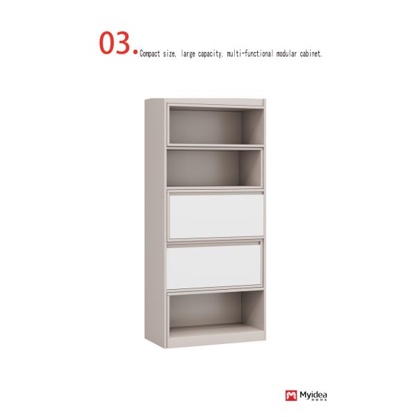 Office and Home Storage Cabinet for Bedroom and School Use Made of Wood Particle Board Metal Plastic