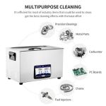 40kHz 8gallon Stainless Steel Ultrasonic Bath For Metal Parts 30L