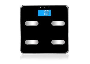 China 180KG / 396LBS Glass Platform Electronic Body Fat Analyser Scale factory