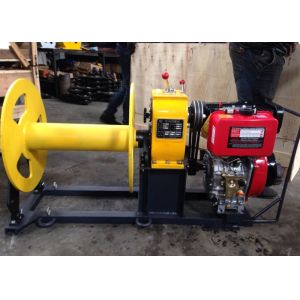 China Cable Pulling Winch / Diesel Cable Winch For Cable Pulling During Tower Erection on sale