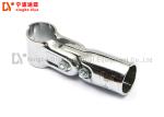 Chrome Plate Surface Lean Tube Connector / Stainless Joints Pipe With 2.3MM
