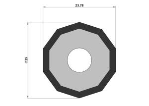 China 25mm W18 Steel Cutting Blade No Glitches High Shear Strength factory