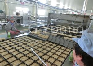 China 240 000 Cakes 900mm Roller Fried Bag Instant Noodle Machine 65-80g / Cake factory