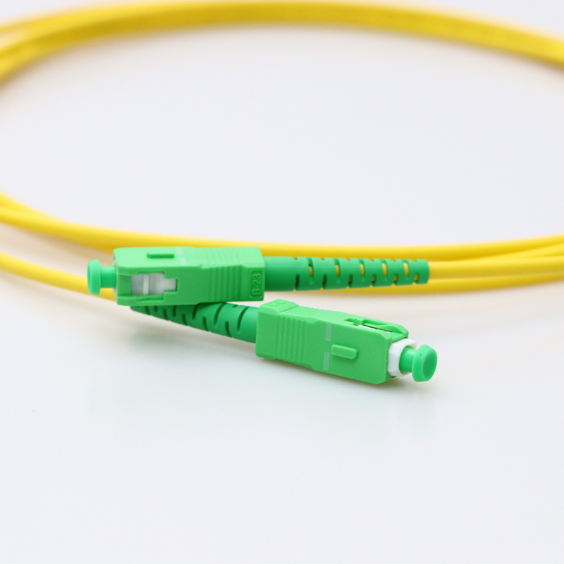 3mm Fiber Cable Patch Cord SC UPC - SC APC Simplex Single Mode 9/125