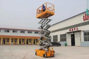 China 2.2kw Hydraulic Lifting Platform Terrain Aerial Self Propelled Scissor Lifts factory