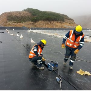 High-Density Polyethylene HDPE Geomembranes Black UV-Resistant Liners Polyethyle