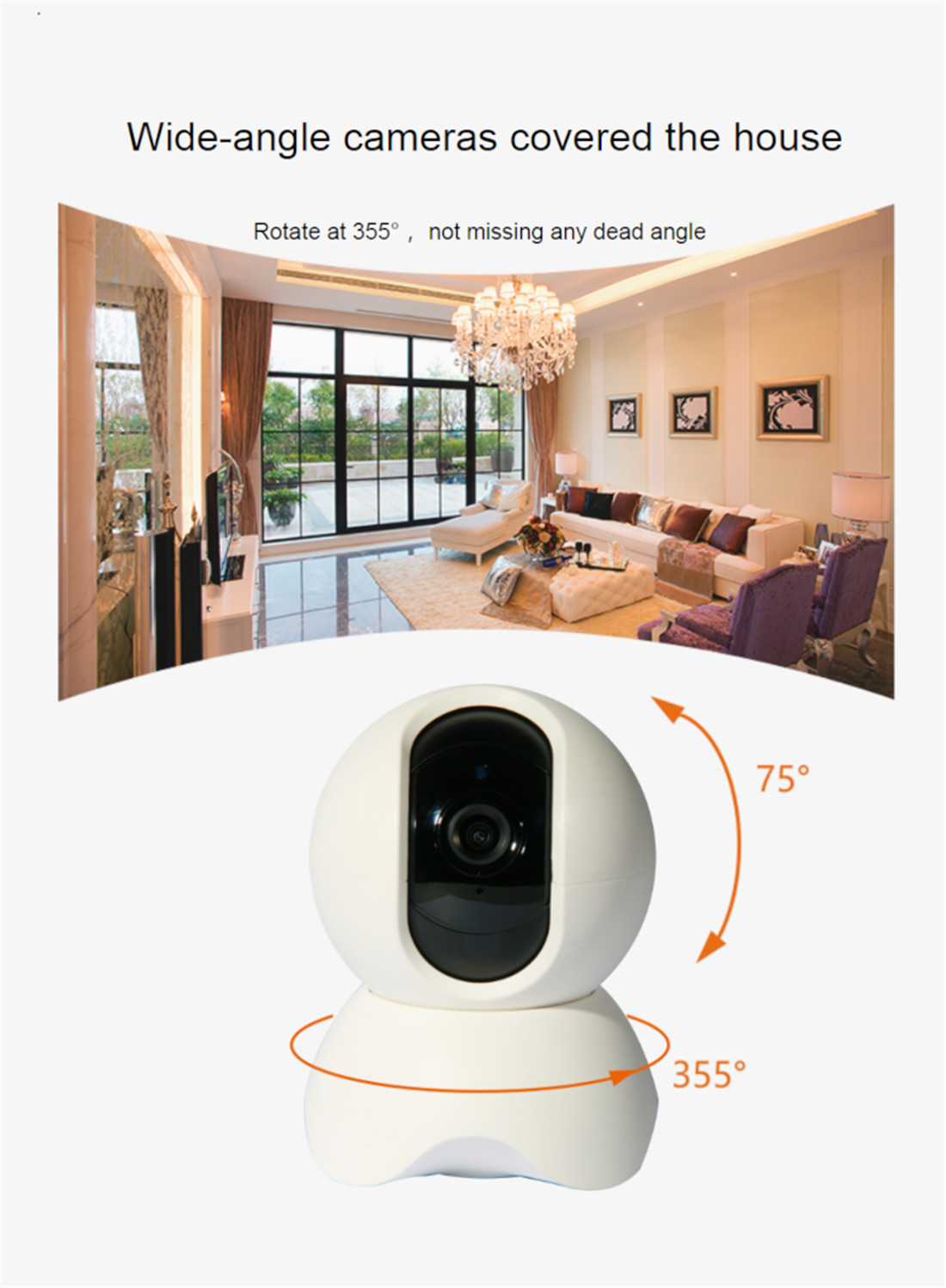 Hd Baby Monitoring Home Security Tuya Ip Wireless Wifi Smart Camera(JV-TY212QJ(Y31))