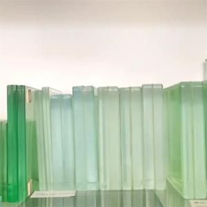 China 6.38mm EVA Flat Curved Tempered Laminated Glass for Decoration in Staircase and Kitchen factory