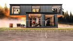Customizable 2/3 Bedrooms Luxury Portable Garden House with Toilet and Wall 50