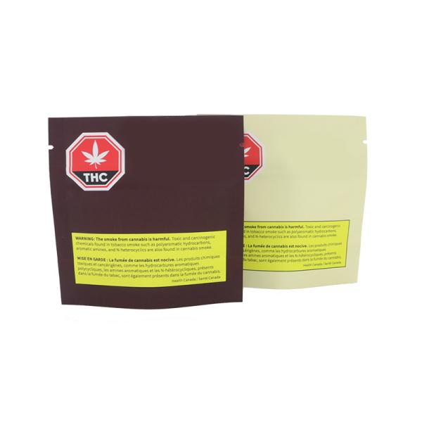 China Wholesale Airtight Mylar Weed Wrapping Bags with Glossy Matte Surface factory