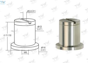 China Two - Part Ceiling Cable Hanging System / Wire Suspension Systems Ceiling Attachment factory