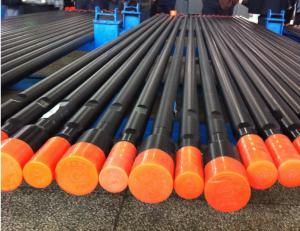 China Bench Drilling Steel Drill Rod ,  R38 / T38 / T45 Drilling Mining Machinery Parts on sale