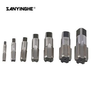 China Water Pipe Screw Thread Tapping Tool High Speed Steel NPT G ZG RC BSP BSPT Pipe 55 60 Degrees factory