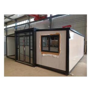 China Mobile Home Camping Container House with Optional Steel Door Double Wing Folding Room factory
