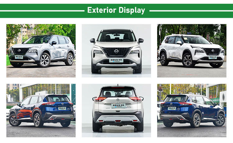 2024 Dongfeng Nissan X-Trail Gasoline Electric Drive SUV Vehicles with Euro VI Emission Standard and Front 4 Rear 4 Radar