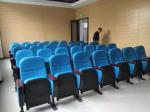 Leather Commercial Theater Seating , Theater Recliner Chair Ergonomic Backrest