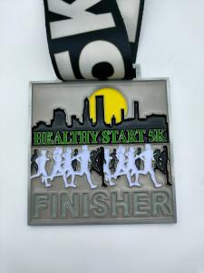 China Colour filling Metal Medals For Schools Laser engraving text And Logo factory